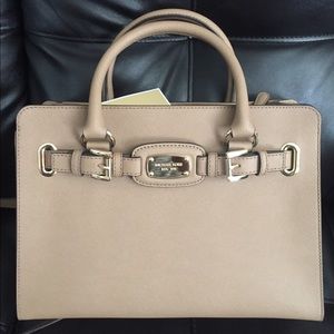 Michael Kors 'Hamilton' All Leather Purse